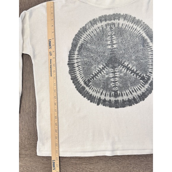 Go Couture Vintage Edition Long Sleeve Peace Sign Size L Top - Picture 5 of 8
